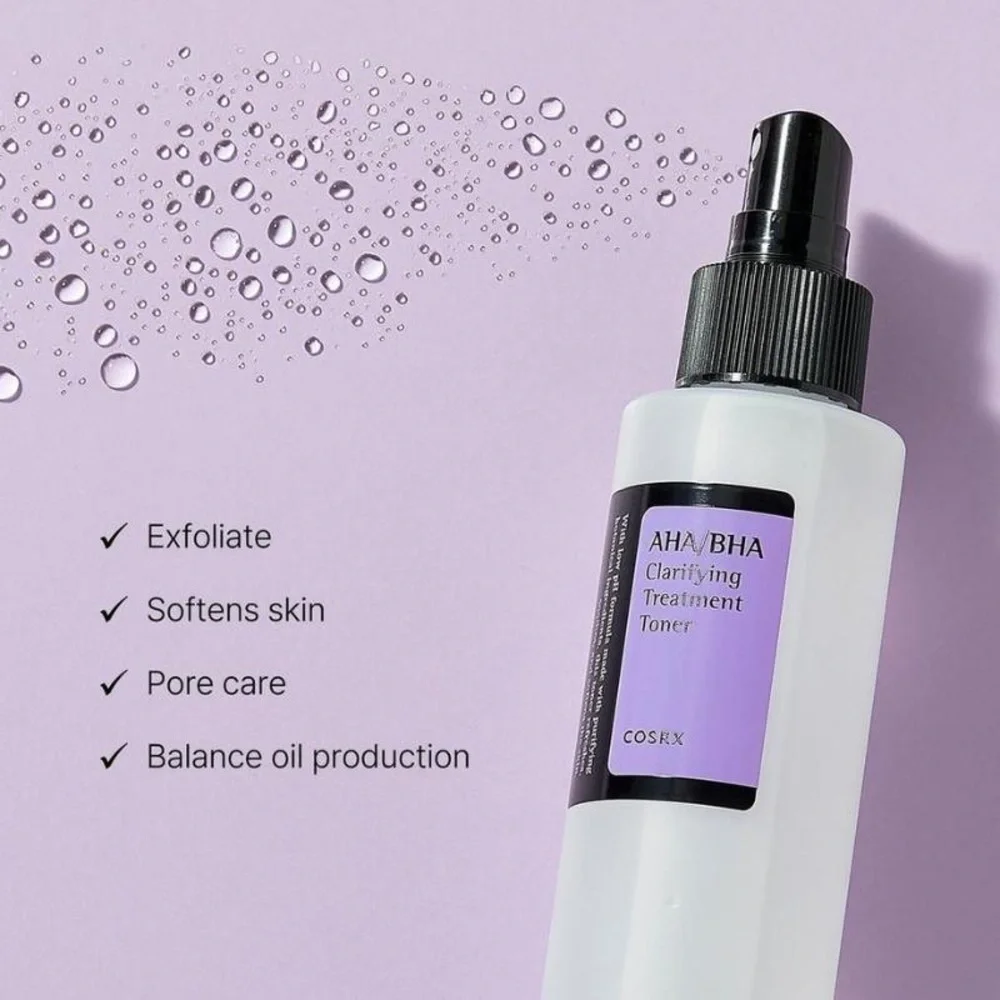 ✨ COSRX AHA/BHA Clarifying Treatment Toner – 5.07 oz / 150 mL ✨